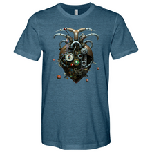 Load image into Gallery viewer, Bat Heart Min Heathered Tee
