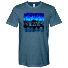 Load image into Gallery viewer, Shem Creek Starry Night Heathered Tee
