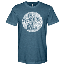 Load image into Gallery viewer, Houston Oil Pumpjack Heathered Tee

