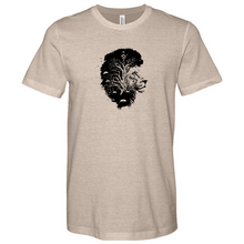 Load image into Gallery viewer, A Black and White Lion Heathered Tee
