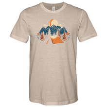 Load image into Gallery viewer, Camping Night View Heathered Tee
