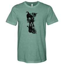Load image into Gallery viewer, Cat Reflection Heathered Tee
