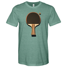 Load image into Gallery viewer, Vintage Ping Pong Black Brown Heathered Tee
