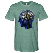 Load image into Gallery viewer, Man Head Tree Min Heathered Tee
