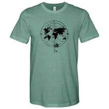 Load image into Gallery viewer, World Map Heathered Tee
