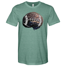 Load image into Gallery viewer, Football Brain 02 Heathered Tee
