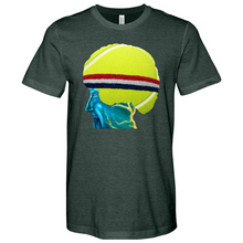 Load image into Gallery viewer, Tennis Head Heathered Tee
