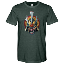 Load image into Gallery viewer, Golden Eye Japanese Warrior Heathered Tee
