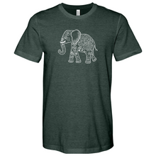 Load image into Gallery viewer, Elephant Line Art Heathered Tee
