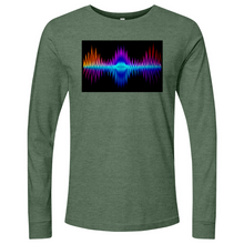 Load image into Gallery viewer, Frequency Red Orange Purple 02 Long Sleeve
