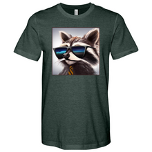 Load image into Gallery viewer, Preppy Raccoon Heathered Tee
