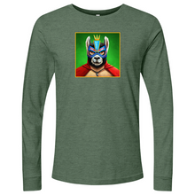 Load image into Gallery viewer, Llama Luchidor Green Long Sleeve
