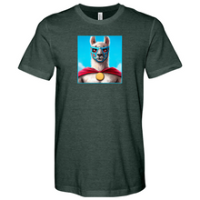 Load image into Gallery viewer, Llama Luchidor Blue Heathered Tee
