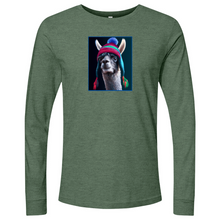 Load image into Gallery viewer, Llama Blue Min Long Sleeve
