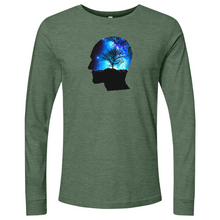 Load image into Gallery viewer, Man Head With Galaxy Tree Long Sleeve
