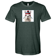 Load image into Gallery viewer, Llama Red Heathered Tee
