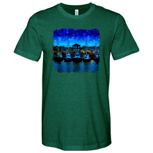 Load image into Gallery viewer, Shem Creek Starry Night Heathered Tee
