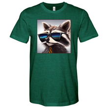 Load image into Gallery viewer, Preppy Raccoon Heathered Tee
