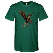 Load image into Gallery viewer, Green Eagle &amp; All Heathered Tee
