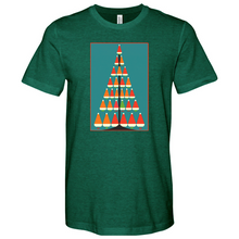 Load image into Gallery viewer, Santa Hat Tree Heathered Tee
