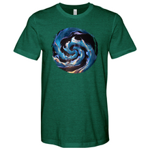 Load image into Gallery viewer, Sunset Waves Heathered Tee
