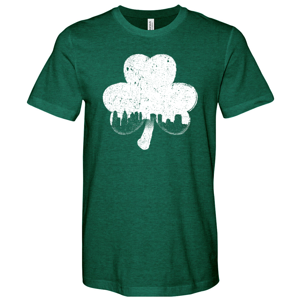 Shamrock Phl Skyline Heathered Tee