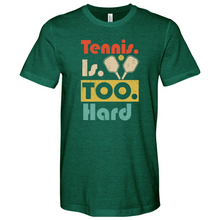 Load image into Gallery viewer, Tennis Heathered Tee
