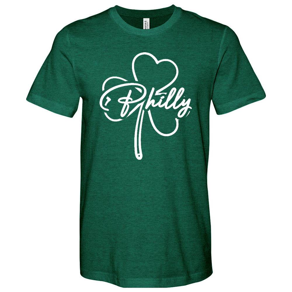 Philly Clover Heathered Tee