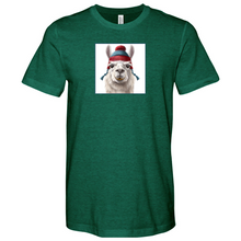 Load image into Gallery viewer, Llama Red Heathered Tee

