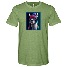 Load image into Gallery viewer, Llama Blue Heathered Tee

