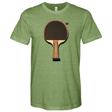 Load image into Gallery viewer, Vintage Ping Pong Black Brown Heathered Tee
