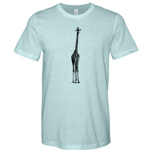 Load image into Gallery viewer, Giraffee Art Heathered Tee
