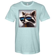 Load image into Gallery viewer, Preppy Raccoon Heathered Tee
