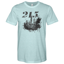 Load image into Gallery viewer, Philly 215 Heathered Tee
