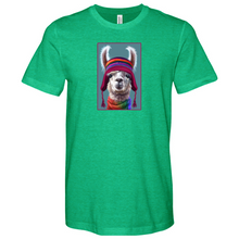 Load image into Gallery viewer, Llama Magenta Heathered Tee
