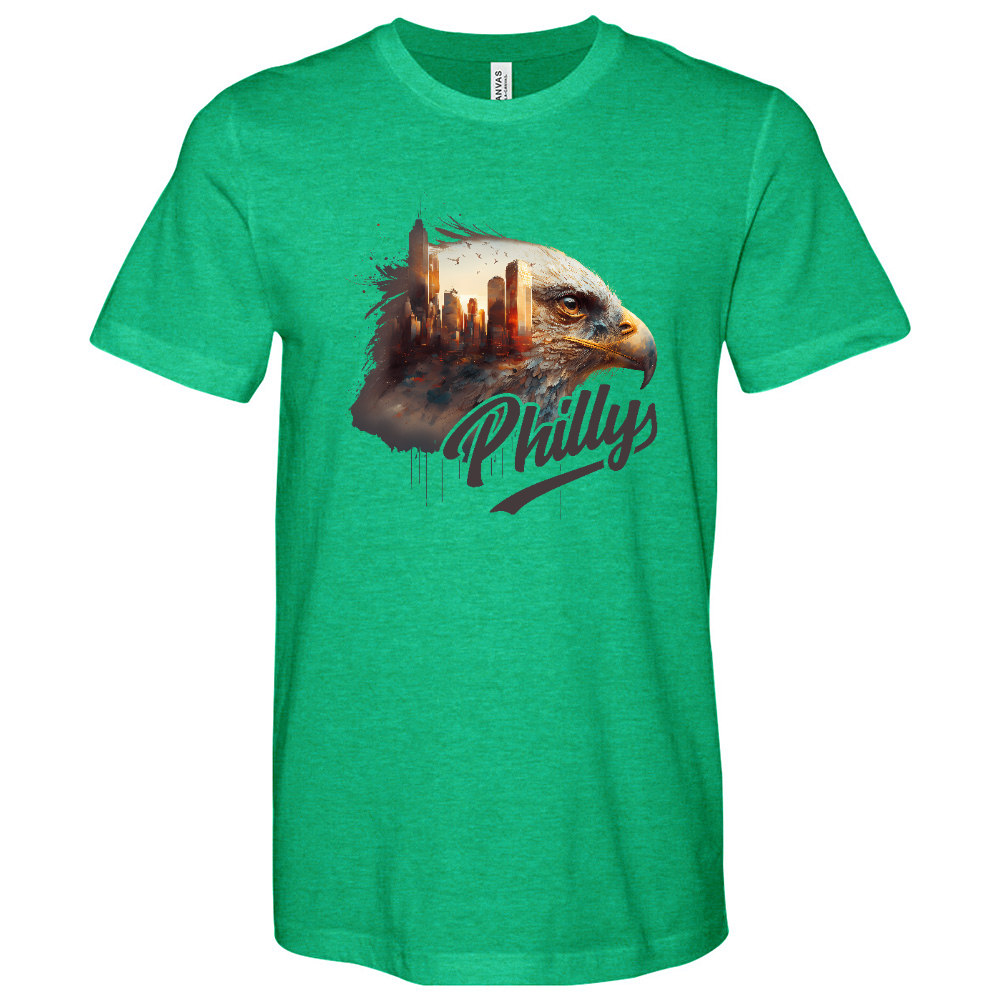 Philly Rugby Eagle Heathered Tee