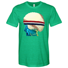 Load image into Gallery viewer, Baseball Head 01 Heathered Tee
