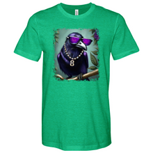 Load image into Gallery viewer, Purple Crow 8 Heathered Tee
