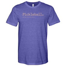 Load image into Gallery viewer, Pickleball the Less Expensive Heathered Tee
