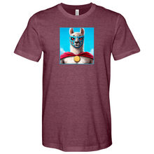 Load image into Gallery viewer, Llama Luchidor Blue Heathered Tee
