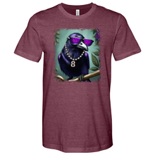 Load image into Gallery viewer, Purple Crow 8 Heathered Tee
