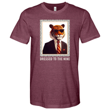 Load image into Gallery viewer, Dressed to the Nine Heathered Tee
