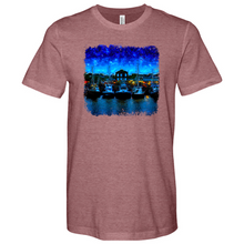 Load image into Gallery viewer, Shem Creek Starry Night Heathered Tee
