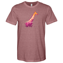 Load image into Gallery viewer, Giraffe Illustration Heathered Tee
