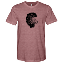 Load image into Gallery viewer, A Black and White Lion Heathered Tee
