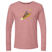 Load image into Gallery viewer, Beaver Riding A Hotdog Long Sleeve
