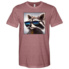 Load image into Gallery viewer, Preppy Raccoon Heathered Tee
