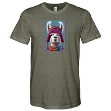 Load image into Gallery viewer, Llama Magenta Heathered Tee
