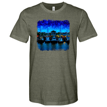 Load image into Gallery viewer, Shem Creek Starry Night Heathered Tee
