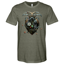 Load image into Gallery viewer, Bat Heart Min Heathered Tee
